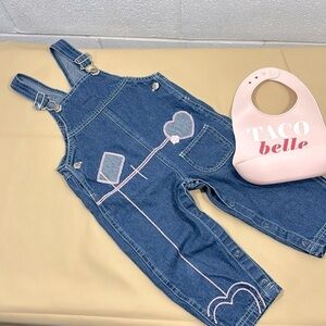 Toddler jeans overalls and bib​​​​​​​​​
